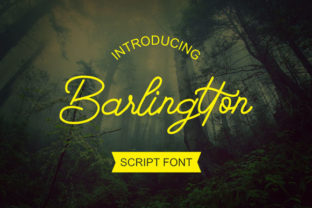 Barlingtton Script: A Bold Handwritten Font for Authentic Designs