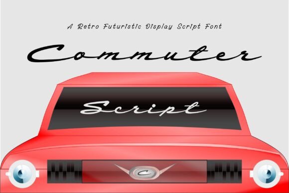 Commuter Script: A Retro-Futuristic Typeface for Modern Brands