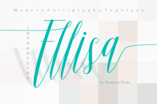 Discover Ellisa Script: A Font with Effortless Charm