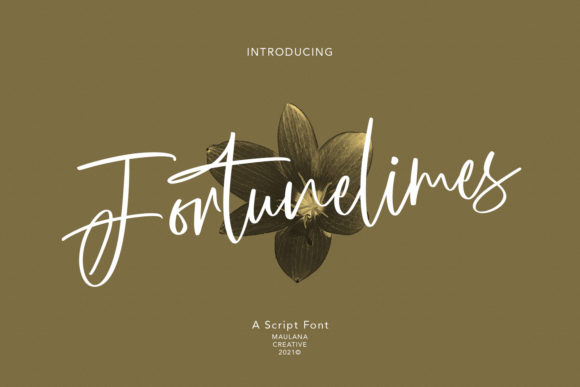 Fortunelimes Script: A Fresh Take on Modern Typography