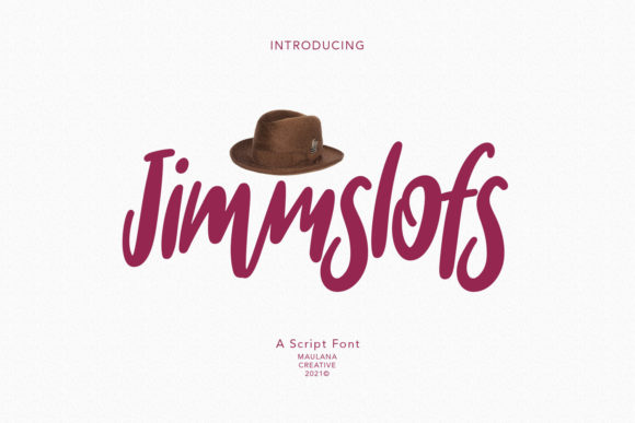 Jimmslofs Script: A Relaxed Yet Stylish Typeface