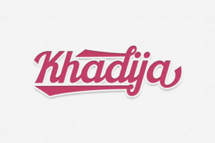 Khadija Script: A Creative Font for Modern Branding
