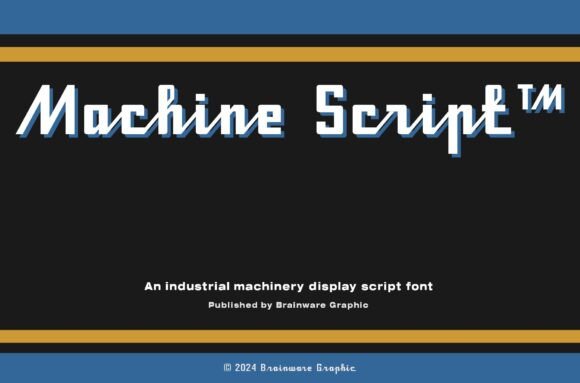 Machine Script: Capturing Industrial Grit in Your Designs
