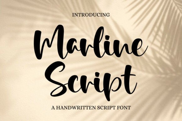 Marline Script: A Font with Authentic Handwritten Charm