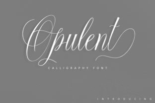 Opulent Script: Adding a Touch of Elegance to Your Designs