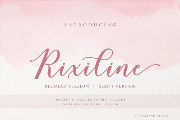 Rixiline Script: A Gentle Dance for Your Designs