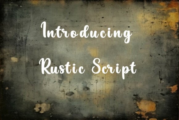 Rustic Script: The Bold and Versatile Typeface