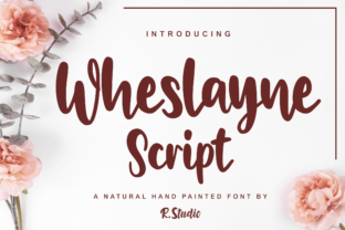 Wheslayne Script: A Fresh Take on Handwritten Fonts